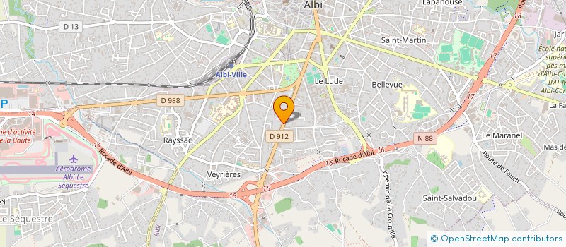 localisation de l'entreprise MATO DEVELOPPEMENT  ALBI