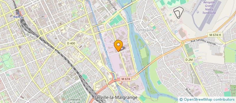 localisation de l'entreprise MATO S  NANCY