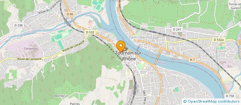 localisation de l'entreprise MATOCE à TOURNON-SUR-RHONE