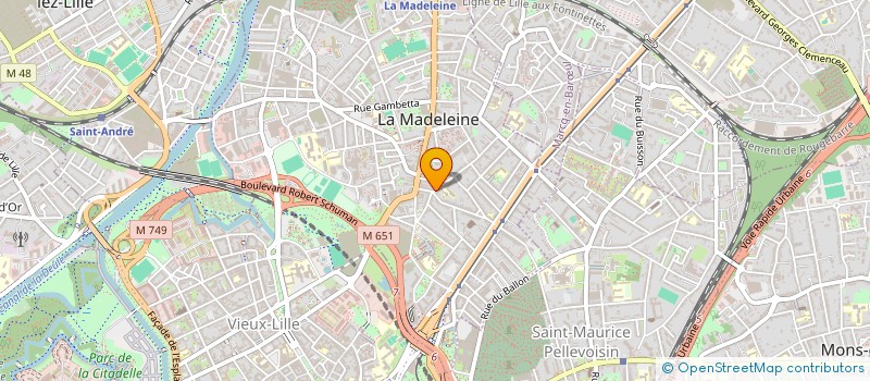 localisation de l'entreprise MATOCHE à LA MADELEINE