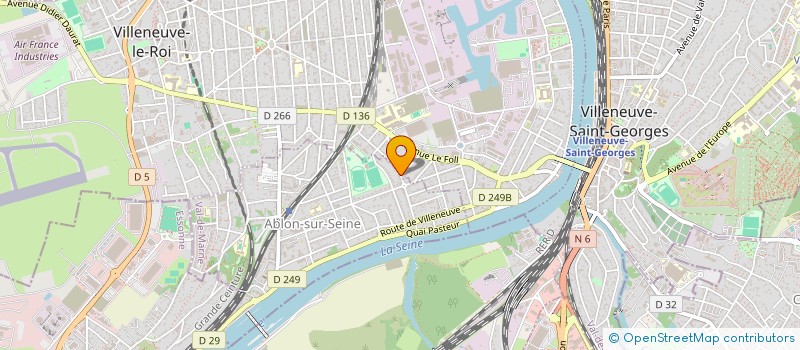 localisation de l'entreprise MATOD  ABLON-SUR-SEINE