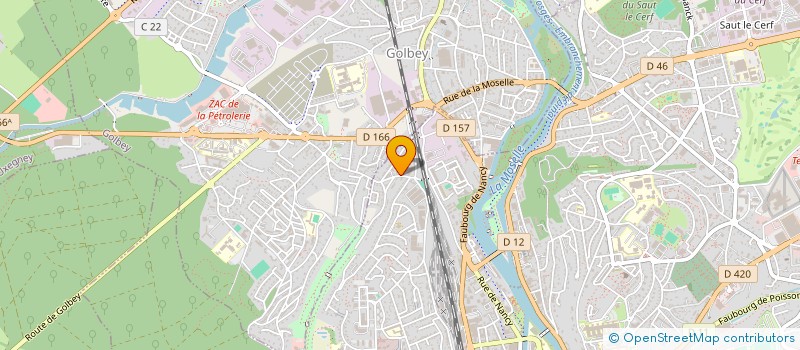 localisation de l'entreprise MATOFIX (MATERIEL OUTILLAGE FIXATION) à EPINAL
