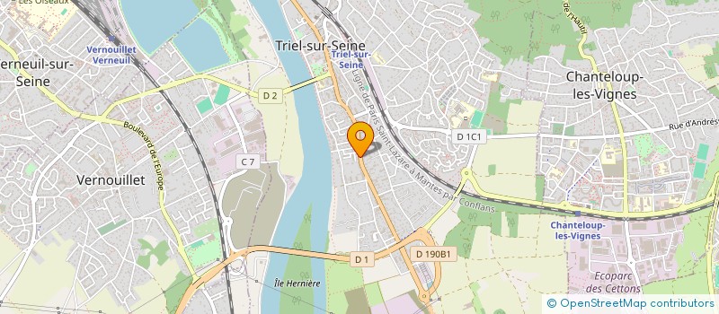 localisation de l'entreprise MATOKIA  TRIEL-SUR-SEINE