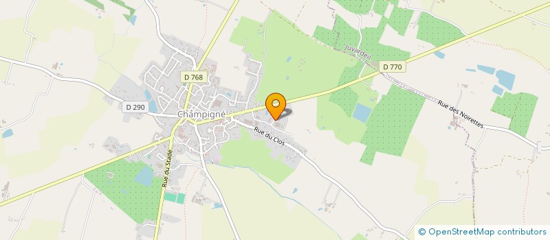 localisation de l'entreprise MATOLU  LES HAUTS-D'ANJOU