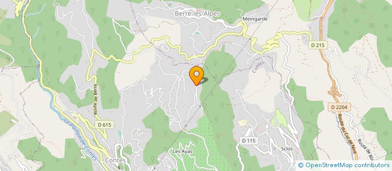 localisation de l'entreprise MATON  CONTES