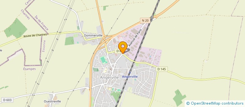 localisation de l'entreprise MATOQUE à ANGERVILLE