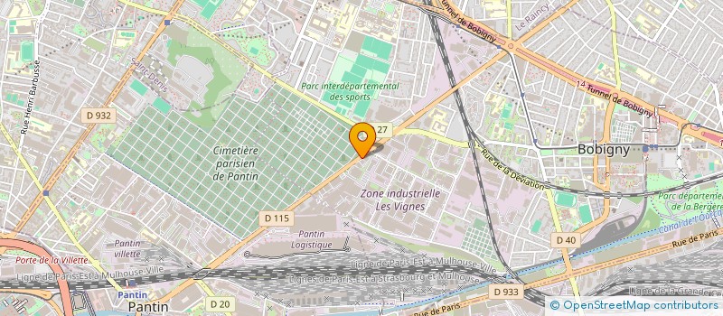 localisation de l'entreprise MATOQUE TRAITEURS  BOBIGNY