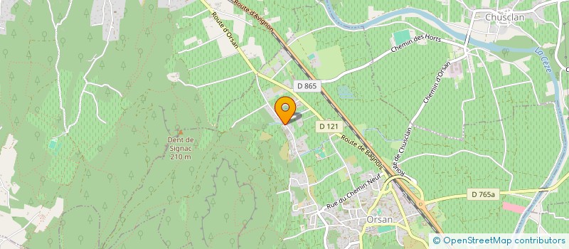 localisation de l'entreprise MATOREL  ORSAN