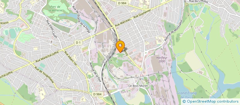 localisation de l'entreprise MATOS  LE CREUSOT