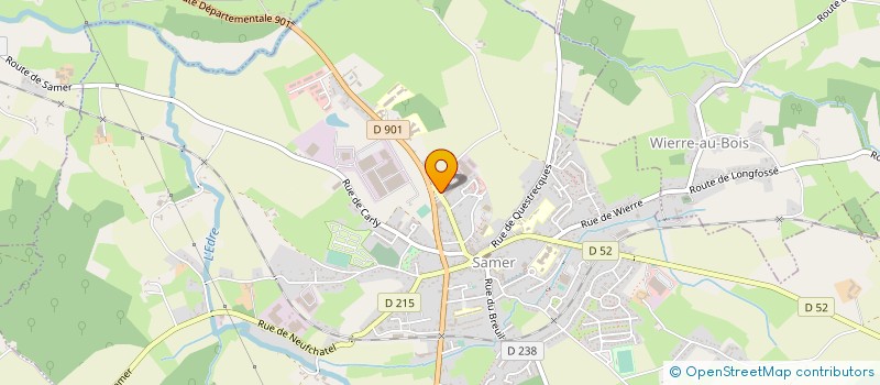 localisation de l'entreprise MATOS  SAMER