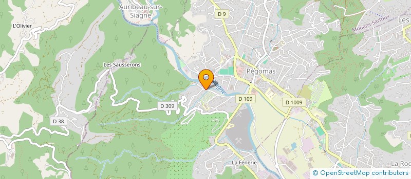 localisation de l'entreprise MATOS CONSTRUCTION GENERALE  PEGOMAS