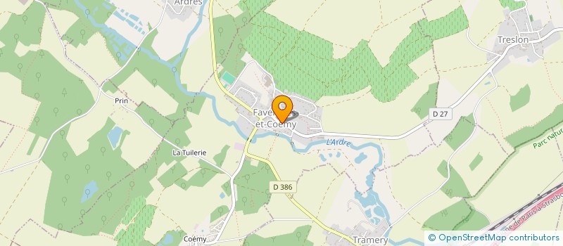 localisation de l'entreprise MATOSA  POILLY