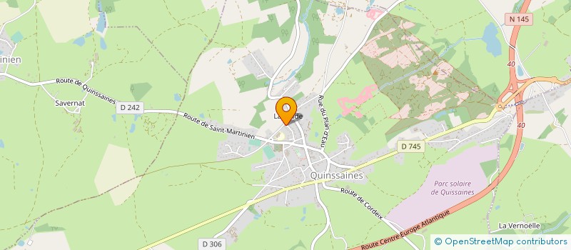 localisation de l'entreprise MATOSPECHE à QUINSSAINES
