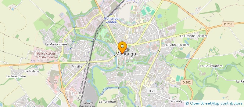 localisation de l'entreprise MATOU CONCEPT STORE à MONTAIGU-VENDEE