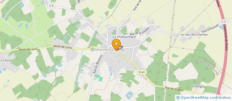 localisation de l'entreprise MATOU-MUSIC à VARENNES-CHANGY