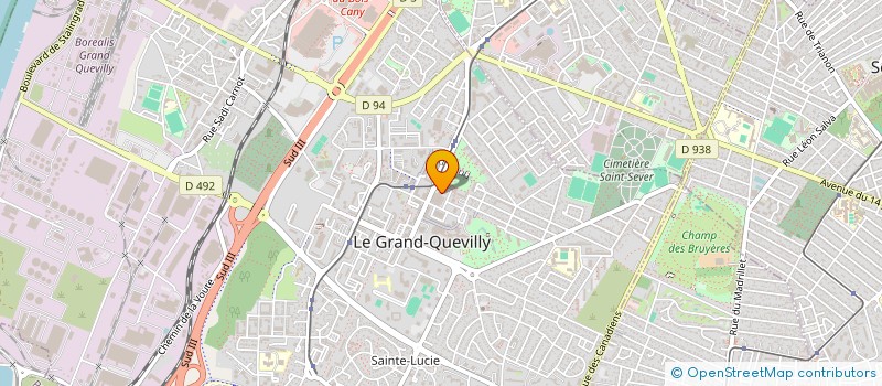 localisation de l'entreprise MATOU STUDIO à LE GRAND-QUEVILLY