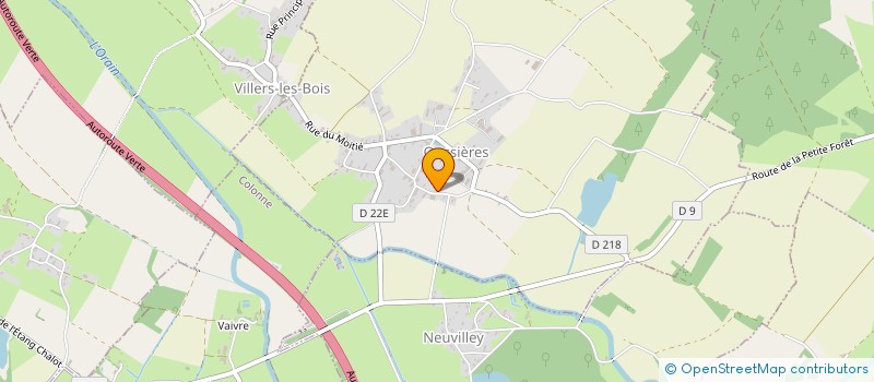 localisation de l'entreprise MATOUAN  OUSSIERES