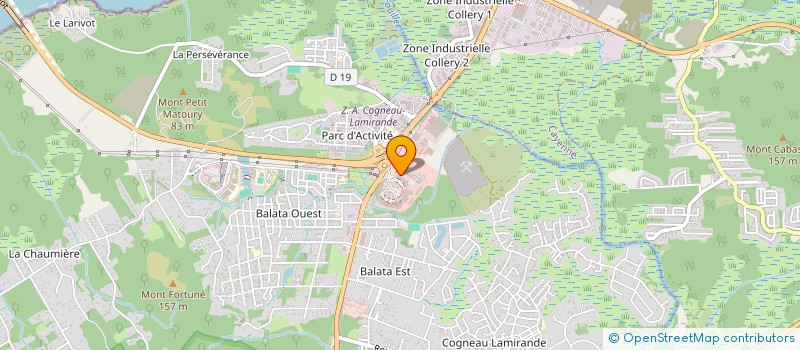 localisation de l'entreprise MATOUBAM  CAYENNE