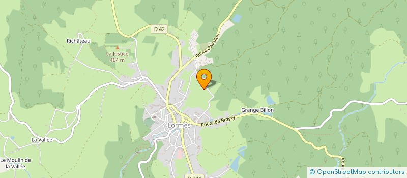 localisation de l'entreprise MATOUCABOT  LORMES