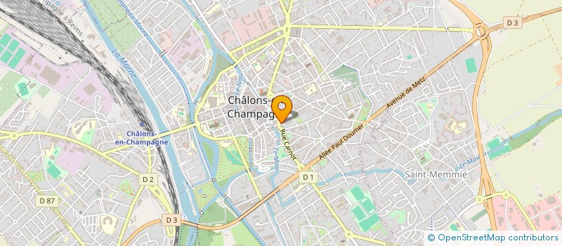 localisation de l'entreprise MATOUDIS  CHALONS-EN-CHAMPAGNE