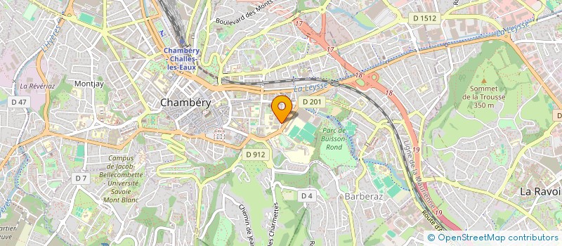 localisation de l'entreprise MATOUILLE CYCLING CLUB  CHAMBERY