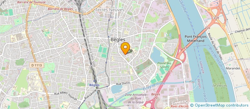 localisation de l'entreprise MATOUR à BEGLES