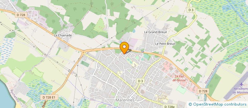 localisation de l'entreprise MATOURY 17  MARENNES-HIERS-BROUAGE