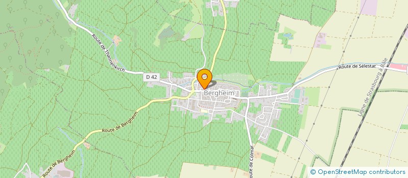 localisation de l'entreprise MATOUTOU  BERGHEIM