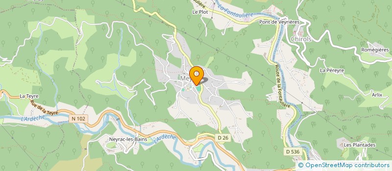 localisation de l'entreprise MATOUTOU à MEYRAS