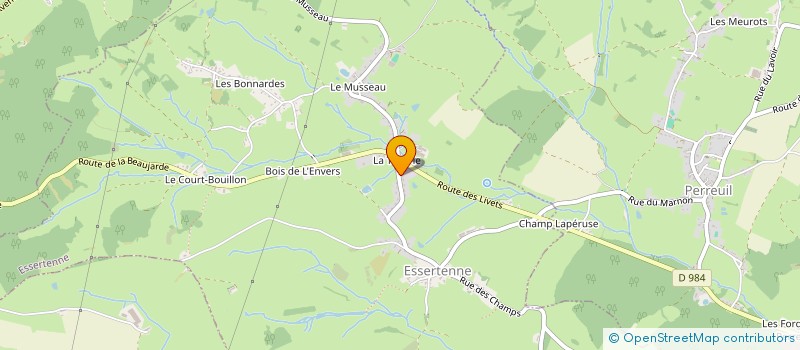 localisation de l'entreprise MATP à ESSERTENNE