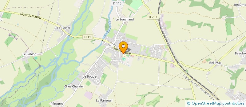 localisation de l'entreprise MATP  SAINT-AMANT-DE-BOIXE