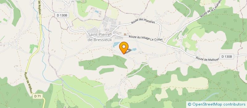 localisation de l'entreprise MATP  SAINT-PIERRE-DE-BRESSIEUX