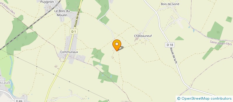 localisation de l'entreprise MATP(MAINTENANCE DE MATERIELS TP)  SAINT-JULIEN-L'ARS