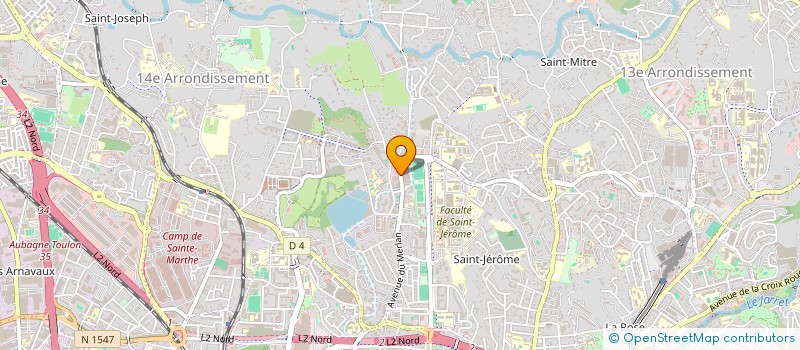 localisation de l'entreprise MATPLUS 74 à MARSEILLE