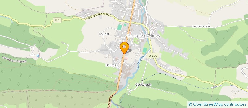 localisation de l'entreprise MATPRO 09 à LAROQUE-D'OLMES