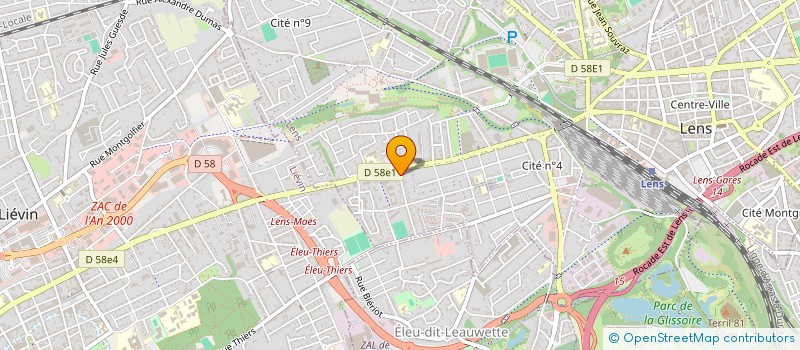 localisation de l'entreprise MATPRO-CUISINE à LENS
