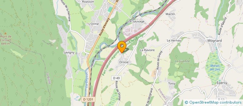 localisation de l'entreprise MATQUENT'IMMO  GRESY-SUR-AIX