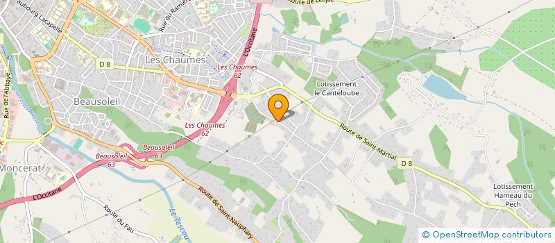 localisation de l'entreprise MATRA CATUS  MONTAUBAN