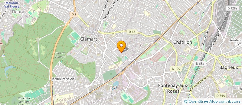localisation de l'entreprise MATRA PASSION à CLAMART