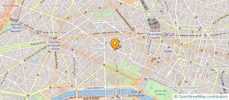 localisation de l'entreprise MATRADE à PARIS