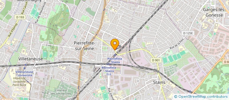 localisation de l'entreprise MATRALOC à PIERREFITTE-SUR-SEINE