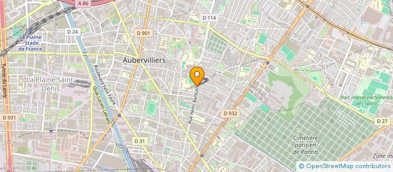 localisation de l'entreprise MATRANS FRANCE SARL à AUBERVILLIERS