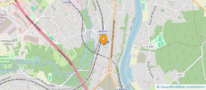 localisation de l'entreprise MATRAQUILHO MACHINES à CORBEIL-ESSONNES