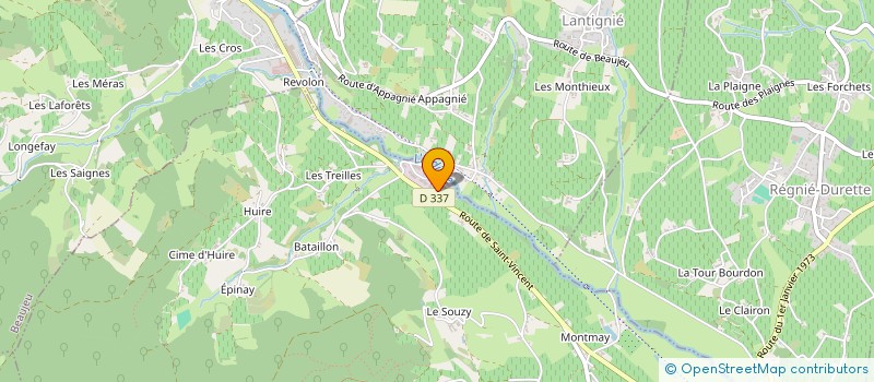 localisation de l'entreprise MATRAY ELECTRICITE  QUINCIE-EN-BEAUJOLAIS