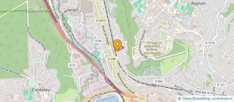 localisation de l'entreprise MATREA à DEVILLE-LES-ROUEN