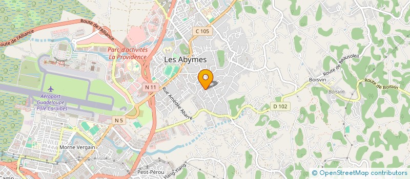 localisation de l'entreprise MATREJO à LES ABYMES