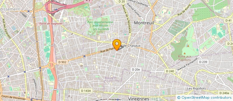 localisation de l'entreprise MATRIARCHY à MONTREUIL