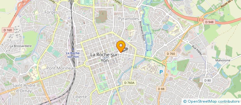 localisation de l'entreprise MATRICC à ROCHE SUR YON (LA)