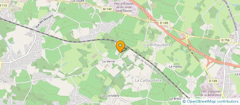 localisation de l'entreprise MATRICE CARREE  VERTOU