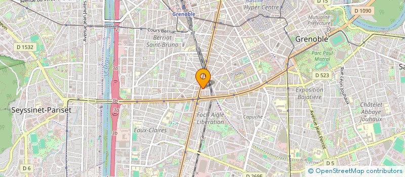 localisation de l'entreprise MATRICE TECHNOLOGIES à GRENOBLE